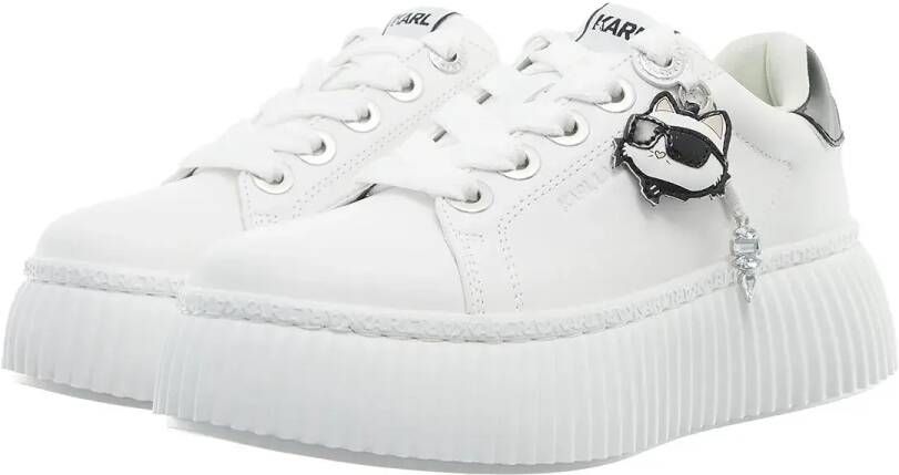 Karl Lagerfeld Low-Top Sneakers Kreeper Lo Nft Twin Pendant Lo in wit