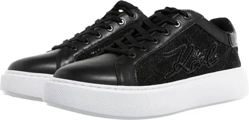 Karl Lagerfeld Low-Top Sneakers Maxi Kup Autograph Lace Lo in zwart