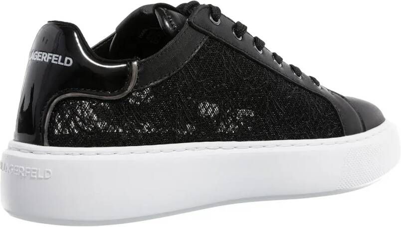 Karl Lagerfeld Low-Top Sneakers Maxi Kup Autograph Lace Lo in zwart