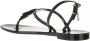 Karl Lagerfeld women's rubber flip flops sandals jelly Zwart Dames - Thumbnail 5