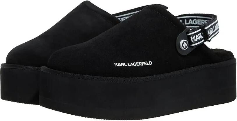 Karl Lagerfeld Slippers & Mules Thermo Slingback Klog in zwart