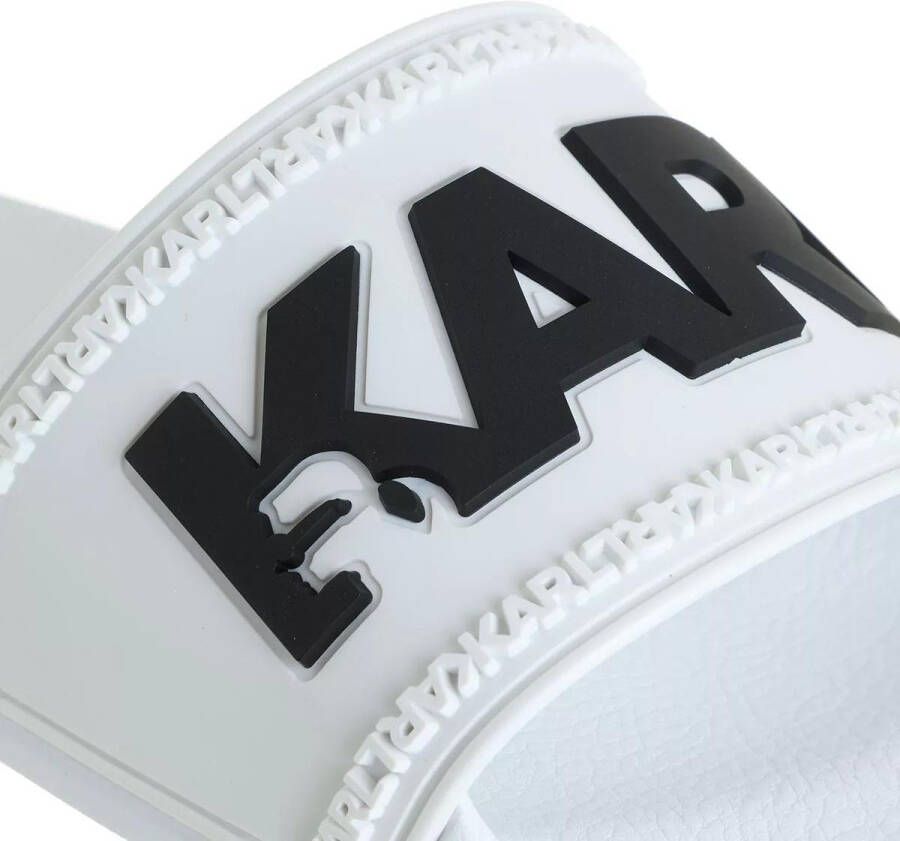 Karl Lagerfeld Sneakers Kondo Karl Logo Slide in wit