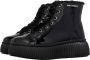 Karl Lagerfeld Sneakers Kreeper Lo Shine Mid Lace in zwart - Thumbnail 1