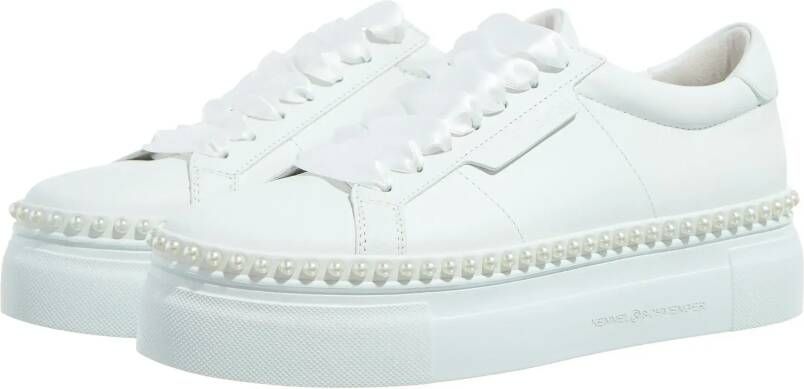 Kennel & Schmenger Low-Top Sneakers Nano Pearl in wit