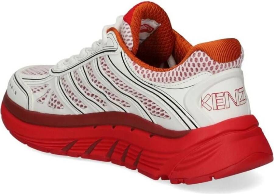 Kenzo Low-Top Sneakers Red in rood