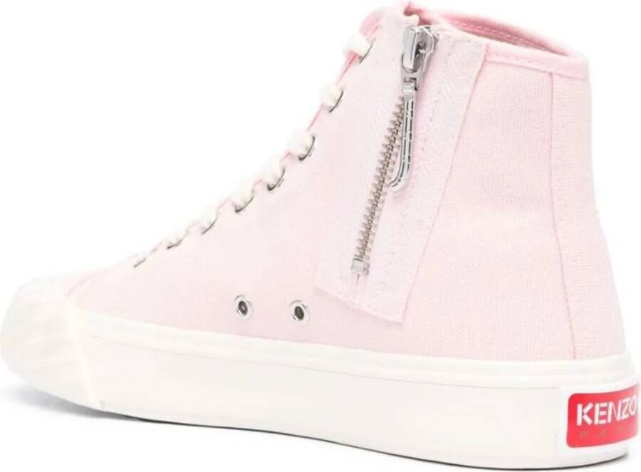 Kenzo Low-Top Sneakers Pink in poeder roze