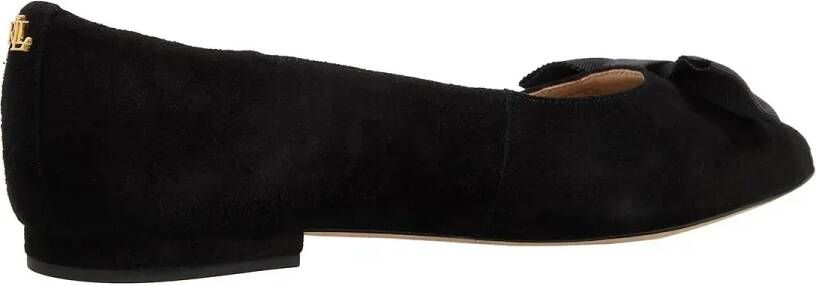 Lauren Ralph Lauren Ballerinas Londyn Bow Flats Ballet in zwart