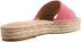 Lauren Ralph Lauren Sandalen Polly Logo Espadrilles Flat in poeder roze - Thumbnail 2