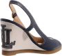 Lauren Ralph Lauren Sandalen Roni Sandals Wedge in blauw - Thumbnail 1