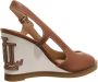 Lauren Ralph Lauren Sandalen Roni Sandals Wedge in bruin - Thumbnail 1