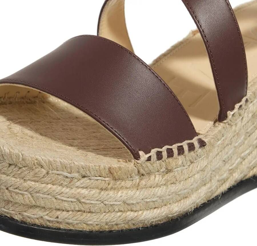 Loewe Espadrilles Petal Espadrille Sandal 80 in bruin