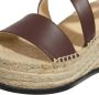 Loewe Espadrilles Petal Espadrille Sandal 80 in bruin - Thumbnail 1