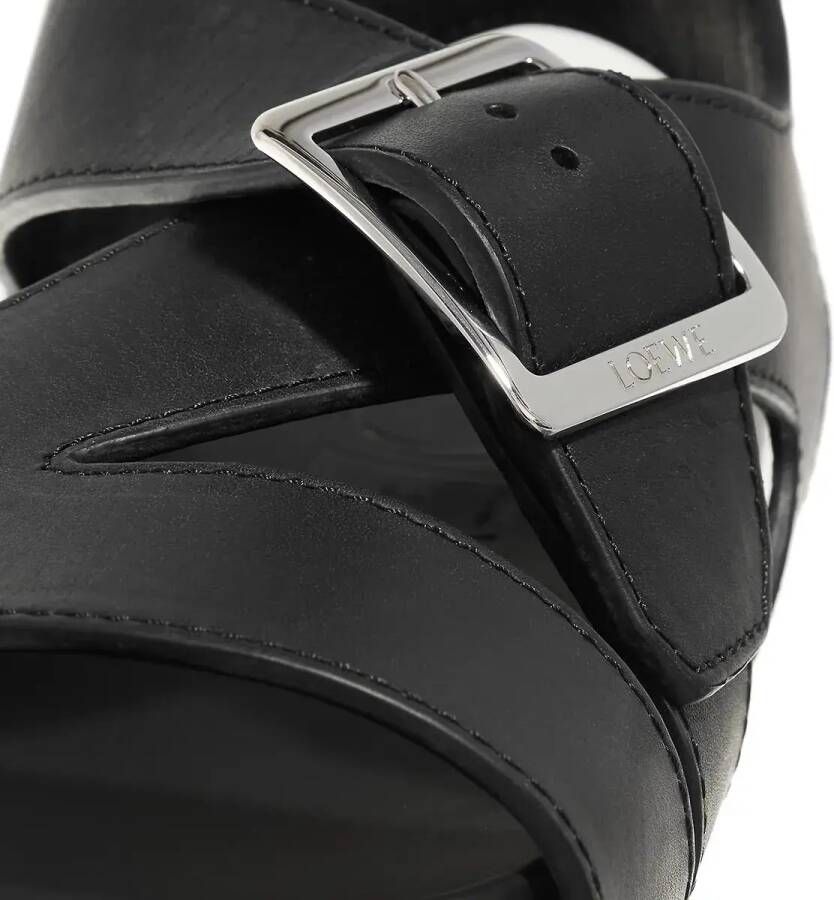 Loewe Low-Top Sneakers Ease Sandal Toe in zwart