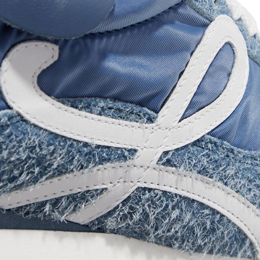 Loewe Sneakers Flow Suede Sneakers in blauw