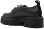 Lorena Antoniazzi Low-Top Sneakers 50Mm Lace-Up Leather Loafers in zwart - Thumbnail 1