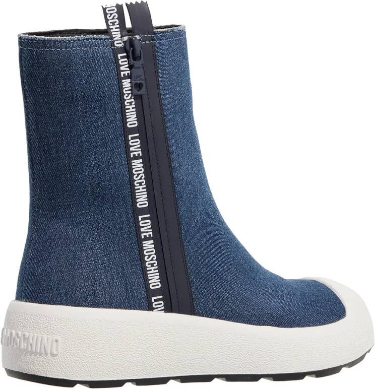 Love Moschino Boots & laarzen Race Love Sneakers Donna in blauw