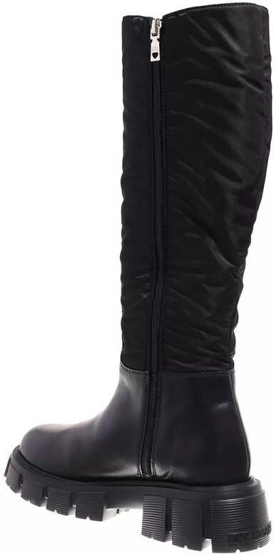 Love Moschino Boots & laarzen Stivaled.Wtassel50 Vit+Nylon in zwart