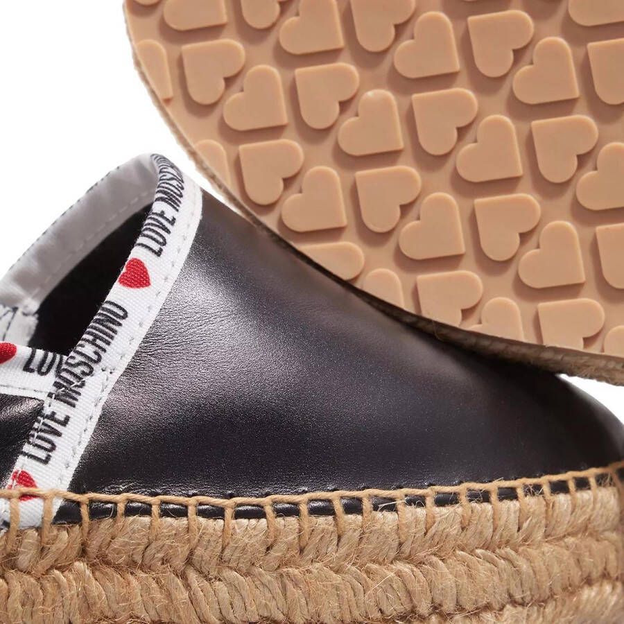 Love Moschino Espadrilles Rope in zwart