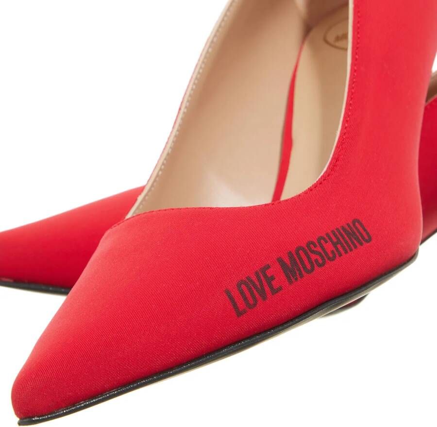 Love Moschino Pumps & high heels Rubber Logo Scarpa Donna in rood