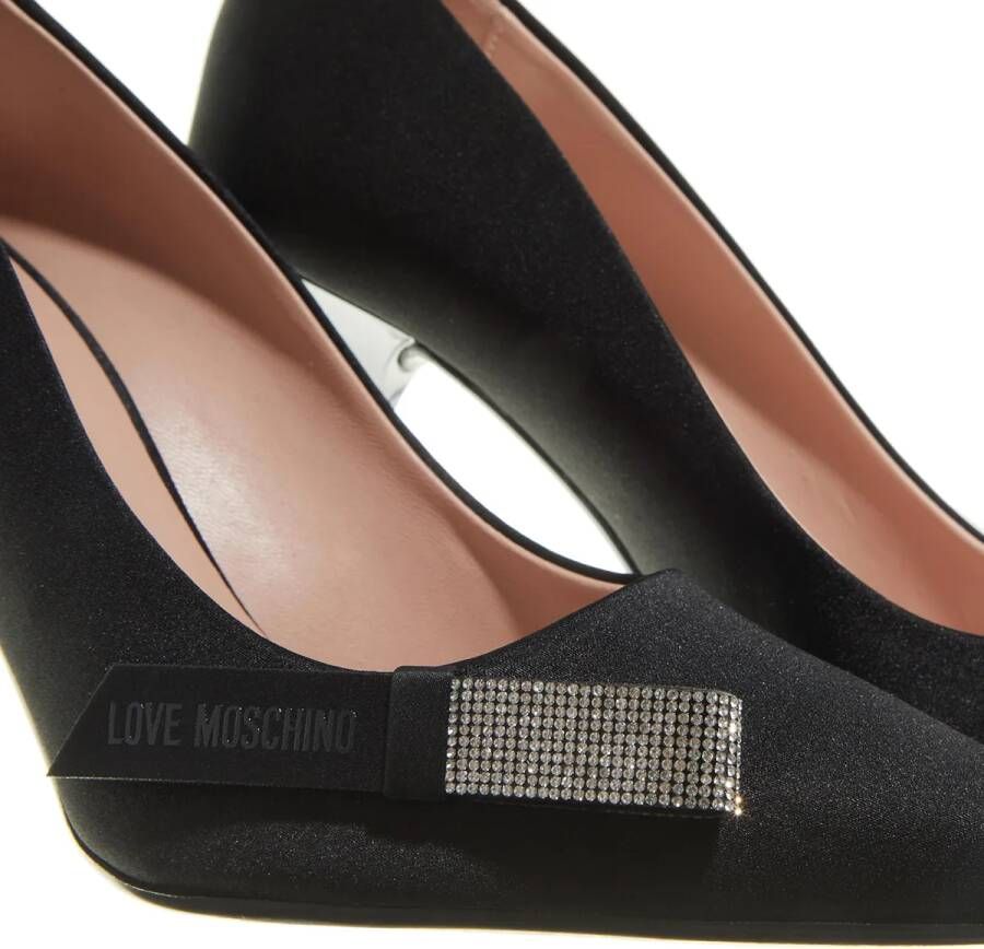 Love Moschino Pumps & high heels Shiny Flat Bow Scarpa Donna in zwart