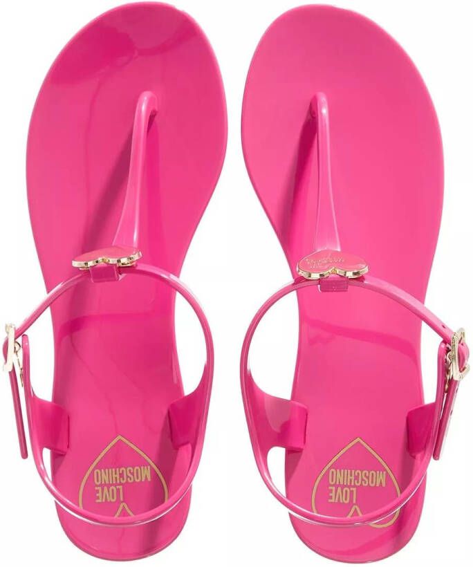 Love Moschino Sandalen Jelly in roze