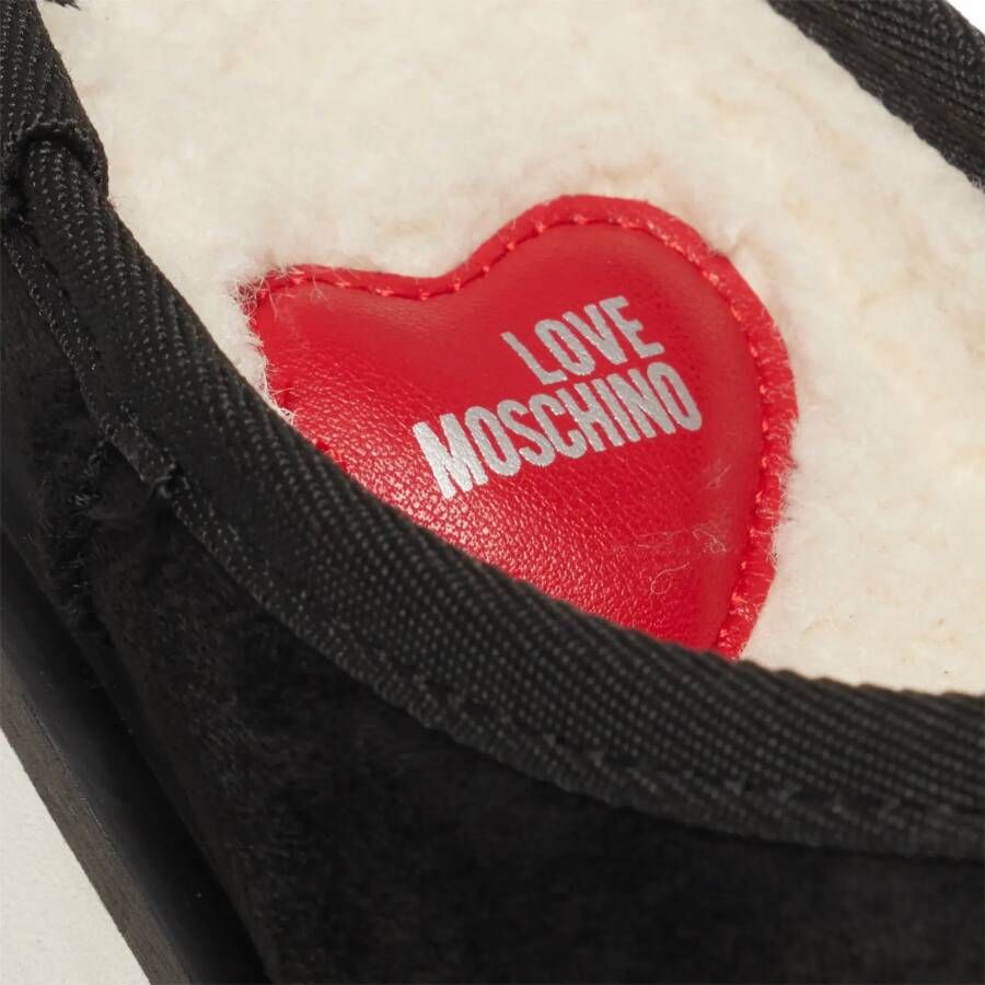 Love Moschino Slippers Scarpa Donna in zwart