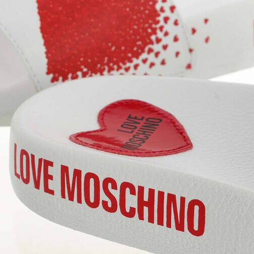 Love Moschino Dames Lente Zomer Collectie Sliders White Dames - Foto 3