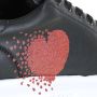 Love Moschino Ja15154 Lage sneakers Leren Sneaker Dames Zwart - Thumbnail 3