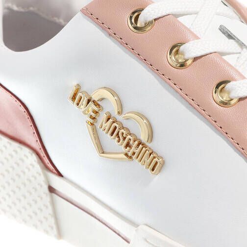 Love Moschino Sneakers Sneakerd Text50 Vitello in white