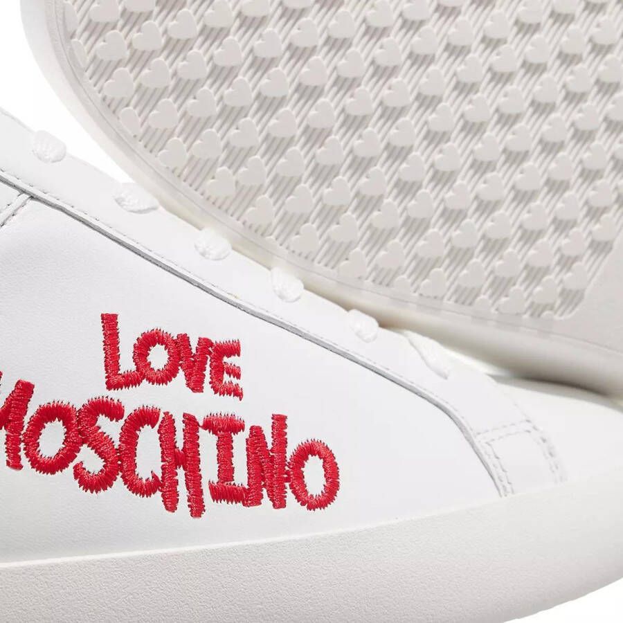 Love Moschino Sneakers Sneakerd.Casse25 Vitello in wit