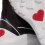 Love Moschino Sneakers Superheart in zwart - Thumbnail 1