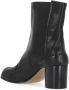 Maison Margiela Boots Black Leather Tabi Boots in zwart - Thumbnail 1