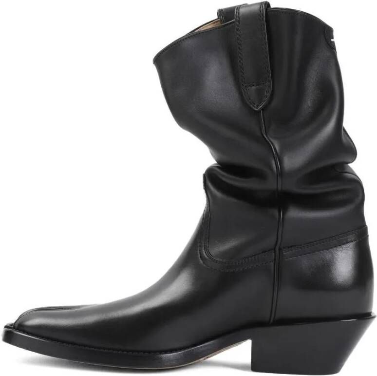 Maison Margiela Boots Tabi Western Boots in zwart