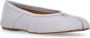 Maison Margiela Lilac Leather Tabi Ballerinas in paars - Thumbnail 1