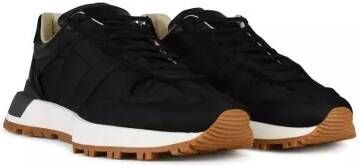 Maison Margiela Sneakers 50-50' Black Leather Blend Sneakers in zwart