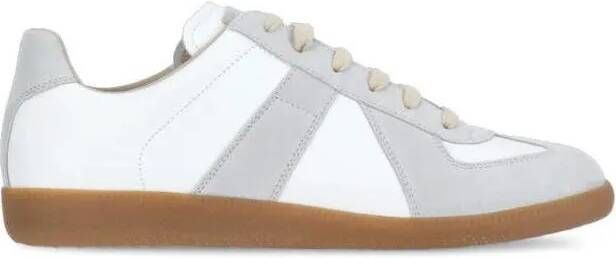 Maison Margiela Sneakers White Leather Sneakers in wit