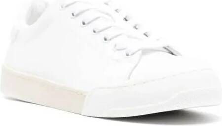 Marni Low-Top Sneakers Dada Bumper Leather Sneakers in wit