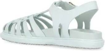 Marni Sandalen Light Blue Leather Gladiator Sandals in blauw