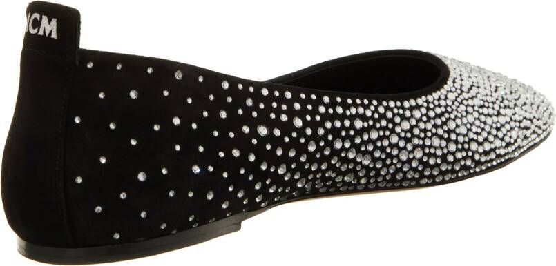 MCM Loafers W l Leather Blrna Crystal Mix in zwart