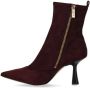 Michael Kors Bordeaux Rode Enkellaars met Hak en Ritssluiting Rood Dames - Thumbnail 2