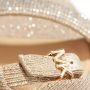 Michael Kors Hoge hakken Carrie Sandal in goud - Thumbnail 1