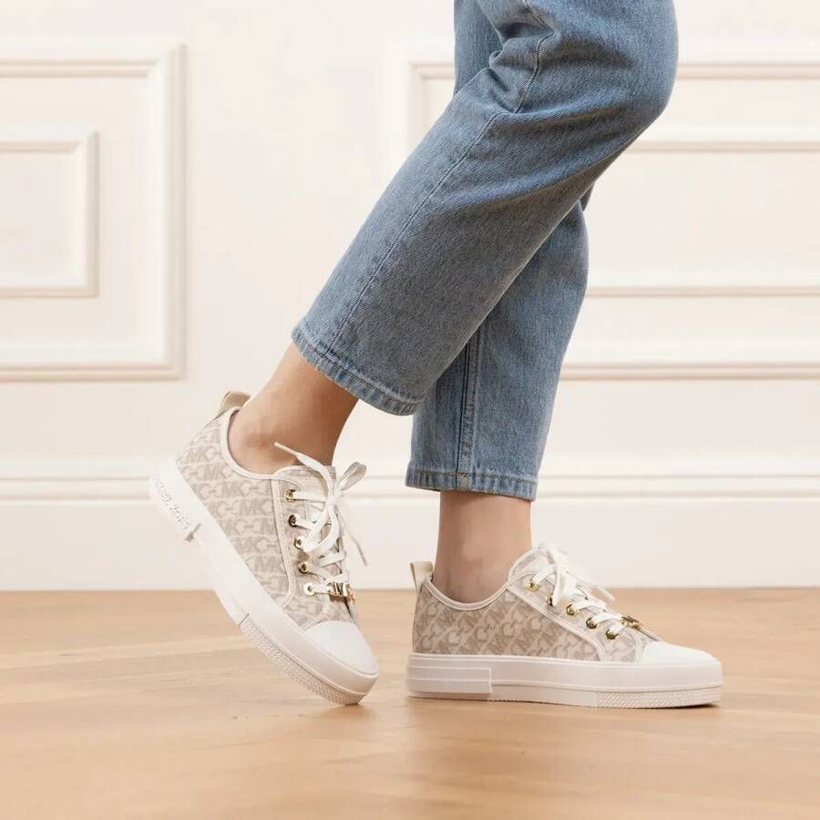 Michael Kors Low-Top Sneakers Evy Lace Up in beige