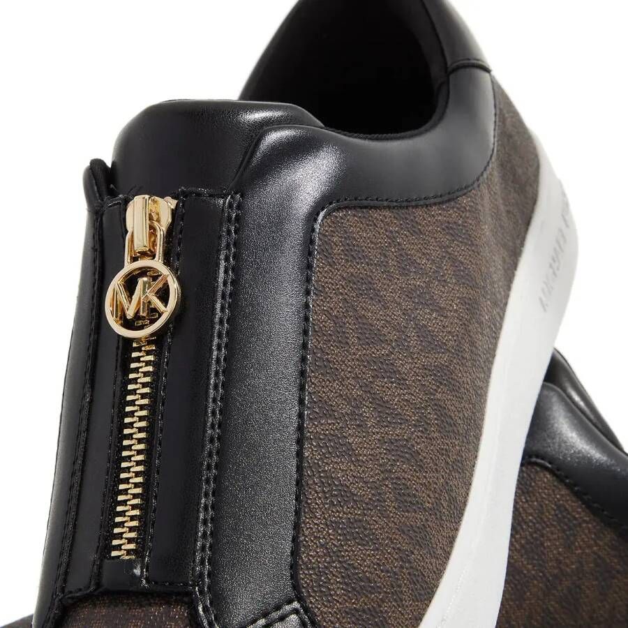 Michael Kors Low-Top Sneakers Keaton Zip Slip On in bruin