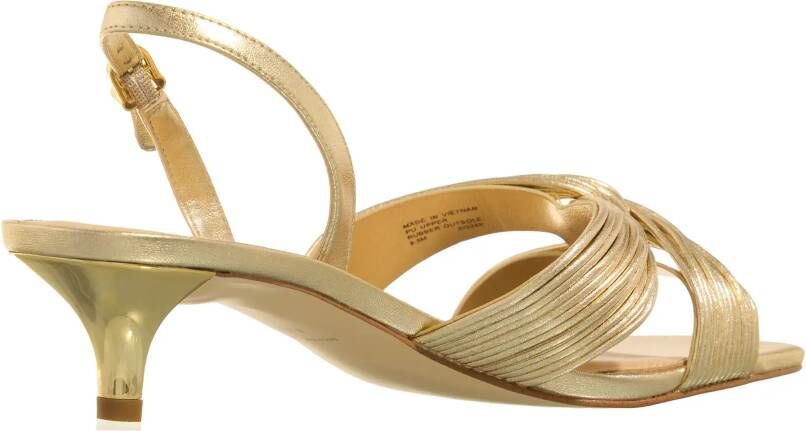 Michael Kors Sandalen Alessia Kitten Sandal in goud