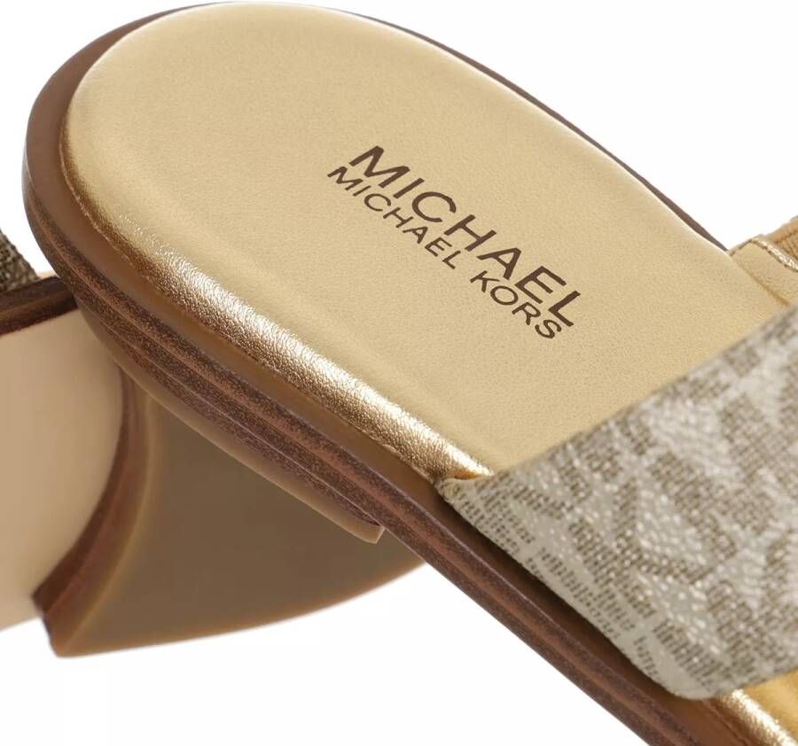 Michael Kors Slippers & Mules Tilly Thong in goud