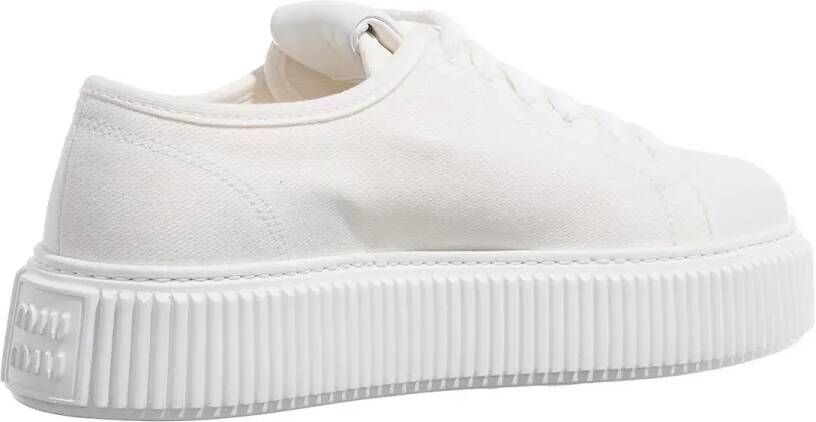 Miu Low-Top Sneakers Woman Sneakers in wit