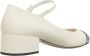 Miu Loafers & ballerina schoenen Woman Two Toned Pumps in crème - Thumbnail 1