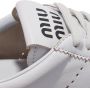 Miu Low-Top Sneakers Bleached Sneakers in wit - Thumbnail 1