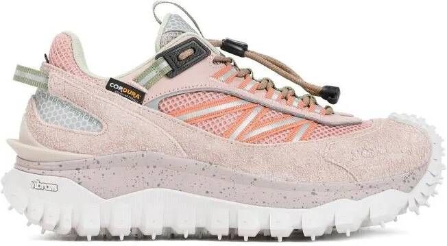 Moncler Lage-top sneaker Pastel Pink Trailgrip Sneakers in beige