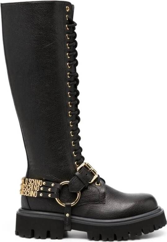 Moschino Boots Black in zwart